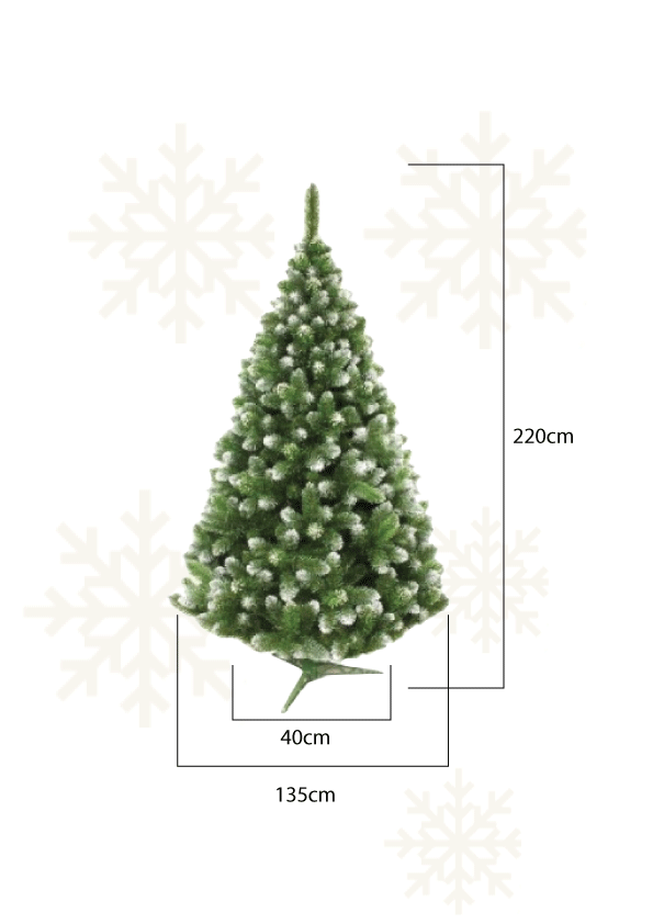 Vianočný-stromček-Borovica-220cm-Luxury-Diamond